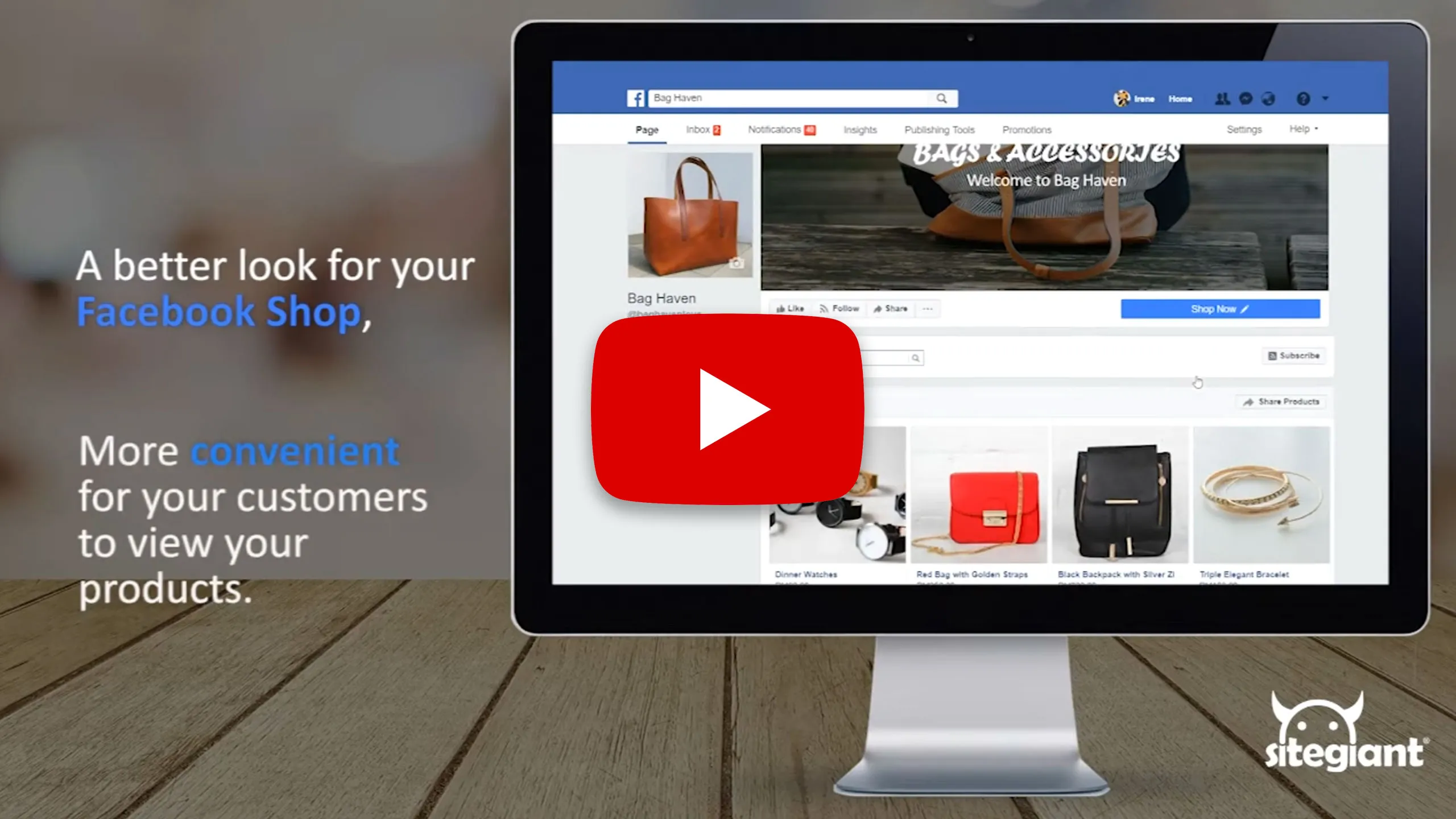 Facebook Shop video